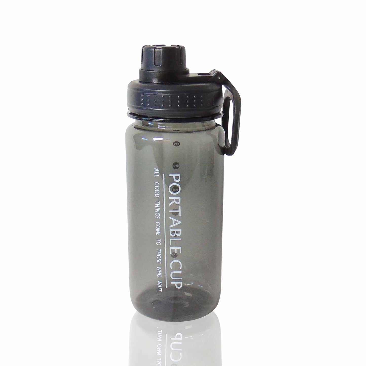 Trinkflasche mit Handyhalterung / 600 ml.