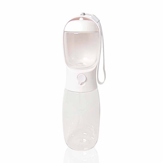 Hundetrinkflasche + Futterbehälter / 550 ml.